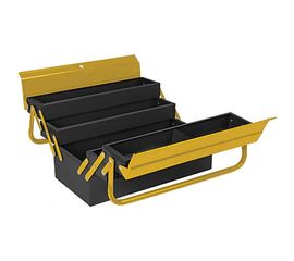 Металлический ящик для инструмента FIT IT с 4-мя раздвижными отделениями 530х200х200 мм 65680 