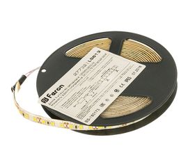 Cветодиодная LED лента 120SMD(3528)/м, 9.6Вт/м, 5м, IP65, 12V, теплый белый Feron LS613 27732 