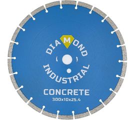Диск алмазный сегментный по бетону (300х25.4 мм) Diamond Industrial DIDC300 