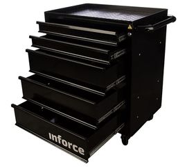 Инструментальная тележка, 5 ящиков 745х465х825 Inforce 06-01-14 