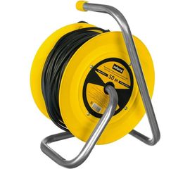 Силовой удлинитель на катушке Inforce К1-О-50 ПВС 2x0.75 50м, 6А, выносная розетка б/з 22050 