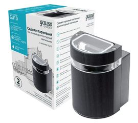 Настенный садово-парковый светильник Gauss Enigma архитектурный, GU10, 100х105х155mm GD160 