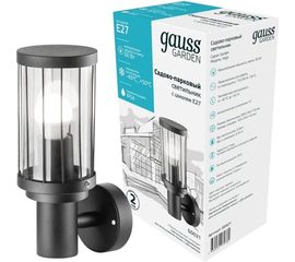 Садово-парковый светильник Gauss Vega на стену вверх, 170-240V / 50Hz GD021 
