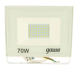 Светодиодный прожектор Gauss LED 70W 4900lm IP65 6500К белый 613120370 