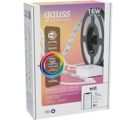 Светодиодная лента Gauss, Smart Home RGBW тип CCT+DIM 5м 1/20 5020122 