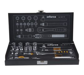 Набор инструментов 18 предметов 1/4" Inforce 06-07-13 