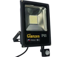 Светодиодный прожектор c датчиком движения GLANZEN FAD-0013-50 
