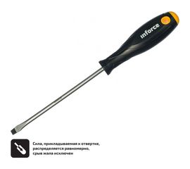 Шлицевая отвертка Inforce SL6x150 06-09-61 