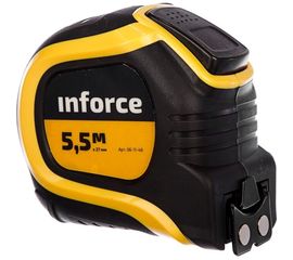 Измерительная рулетка с нейлоновым ярким покрытием и магнитным зацепом 5.5x27мм Inforce 06-11-48 