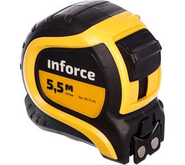 Измерительная рулетка с нейлоновой лентой и магнитным зацепом 5.5x27мм Inforce 06-11-46 