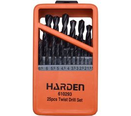 Набор сверл по металлу HSS (25 мм; 1-13 мм) HARDEN 610293 