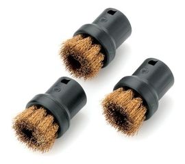 Комплект круглых щеток с латунной щетиной для пароочистителей Karcher 2.863-061 