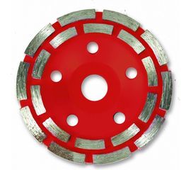 Чашка алмазная шлифовальная двухрядная 115х22.2 мм GROSSMEISTER 011112001 