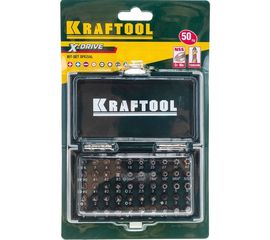 Набор Бит (кованые; торсионные; Cr-Mo; "NSS"; 50 шт) "ЕХPERT" "X-Drive" Kraftool 26065-H50 