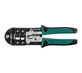 Кримпер KRAFTOOL универсальный, RJ45, RJ11/RJ12 22699 