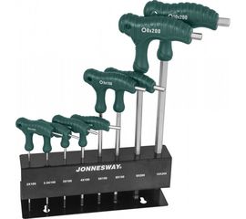 Комплект угловых двусторонних шестигранников Jonnesway H10MB08S 