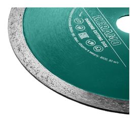 Диск алмазный отрезной сплошной по керамограниту KRAFTOOL Keramo 230х22 мм 36684-230 