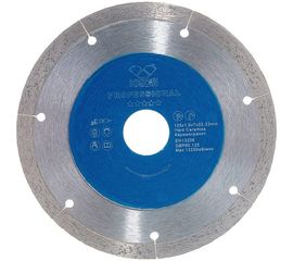 Диск алмазный сплошной по керамограниту Professional Ultra (125х1х22.23 мм) KEOS DBP00.125 