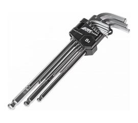 Набор удлиненных шестигранных ключей с шаром 1/16-3/8 9шт JTC-3506 