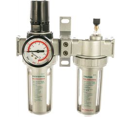 Набор аксессуаров Kraftool Industrie Qualitat для пневмосистем манометр влагоотделитель смазчик 06505 