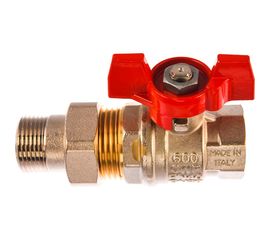 Шаровой кран RuB с накидной гайкой ("американка"), 3/4" DN20 PN40, ВР-ВР, серия MILANO (S.90) S90E36 