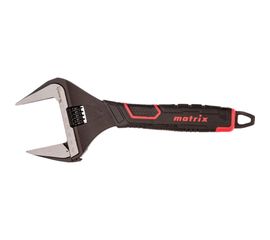 Разводной ключ MATRIX PRO тонкие губки фосфатированный 2-х компонентная рукоятка 300 мм 15579 