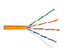 Кабель NETLAN U/UTP 4 пары, категория 5e, внутренний, LSZH, оранжевый, 305м EC-UU004-5E-LSZH-OR 