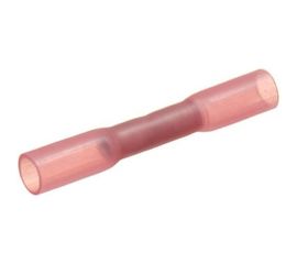 Изолированная соединительная гильза REXANT, термоусаживаемая, L-37 мм, 0.5-1 мм.кв, красная 08-0718 