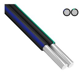 Самонесущий провод СИП-4 REXANT 2x16,0 кв.мм 100 м ГОСТ 01-8890-2 