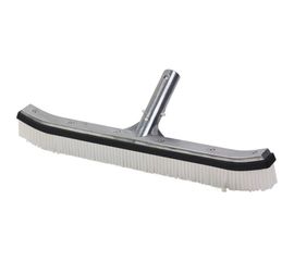 Усиленная щетка для чистки бассейна CHEMOFORM DELPHIN с закругленными краями 45см, черная 2500053DP 