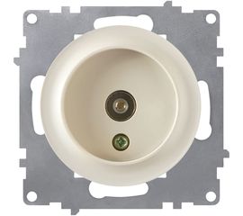 Антенная розетка OneKeyElectro TV, цвет бежевый (уп.10 шт) 1E21101301 