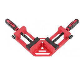 Быстрозажимная угловая струбцина MATRIX 65/65 мм, обрезиненные рукоятки 20322 