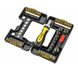 Набор насадок и торцевых головок с держателем, 38 шт. TOPEX 39D344 