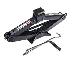 Механический ромбический домкрат SKYWAY 3т h 140-455 с резиновой опорной частью, в сумке S01801008 