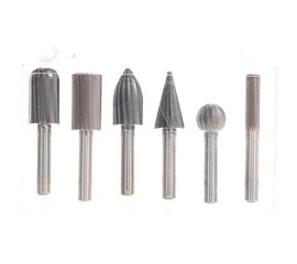 Набор фрез твердосплавных по дереву (6 шт; 6 мм; HSS) SKRAB 37224 