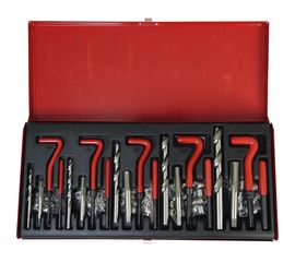 Набор для восстановления резьбы WIEDERKRAFT M5 - 12, 131 предмет 