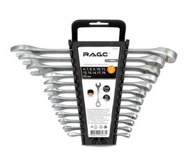 Набор комбинированных ключей 12 предметов VIRA RAGE 511062 