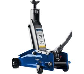 Гидравлический подкатной домкрат 3т, 192-533мм, в кейсе, ЗУБР Профессионал T77 43055-3-K 