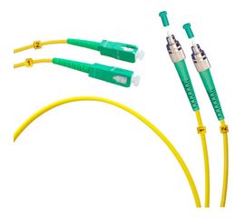 Оптический патч-корд TopLAN дуплексный, FC/APC-SC/APC, SM 9/125, 50 м, DPC-TOP-652-FC/A-SC/A-50 