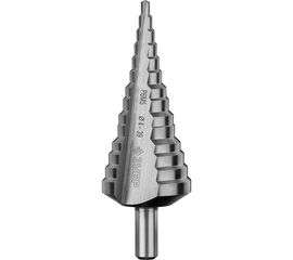 Сверло ступенчатое по сталям и цветным металлам (4-39 мм; 14 ступеней; Р6М5) ЗУБР 29670-4-39-14_z01 