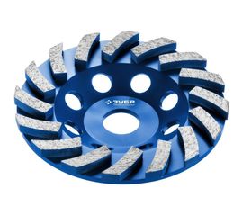 Чашка алмазная турбо 125 мм ЗУБР Профессионал, 33370-125 