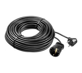 Удлинитель-шнур ЗУБР ПВС 307-Ш, 30 м, 2500 Вт, 1 гнездо, ПВС 3х0,75 мм2, 55022-30 
