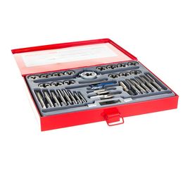 Набор метчиков и плашек Зубр МАСТЕР сталь 9ХС, 35 предметов 28117-H35_z01 