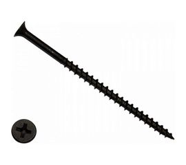 Саморез КРЕП-КОМП черный по дереву 4,2х70 3000шт чд7042 