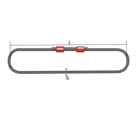 Канатный кольцевой строп опрессовка КантаПлюс СКК-5.0/3.0м 