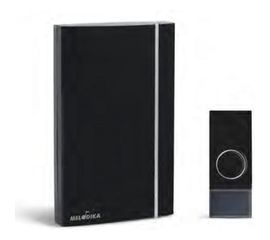 Беспроводной дверной звонок Мелодика Б812, черный 