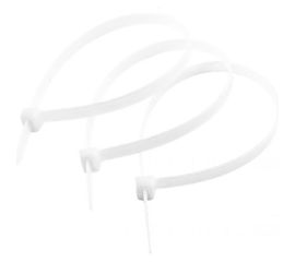 Нейлоновые хомуты Зубр белые, 9x1020 мм, 50 шт. 309010-90-1020 
