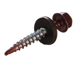 Кровельный саморез Саморезик 4,8х38(35) RAL3005 RR28 красное вино 250шт SKRAL3005-4,8х38 -250 