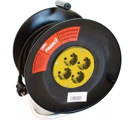 Удлинитель Радист РБК16-270-005 катушка 10А 4 гнезда 2*1 30м чёрный 979 