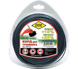 Корд триммерный (2.4 мм; 45 м; витая) DDE 645-143 